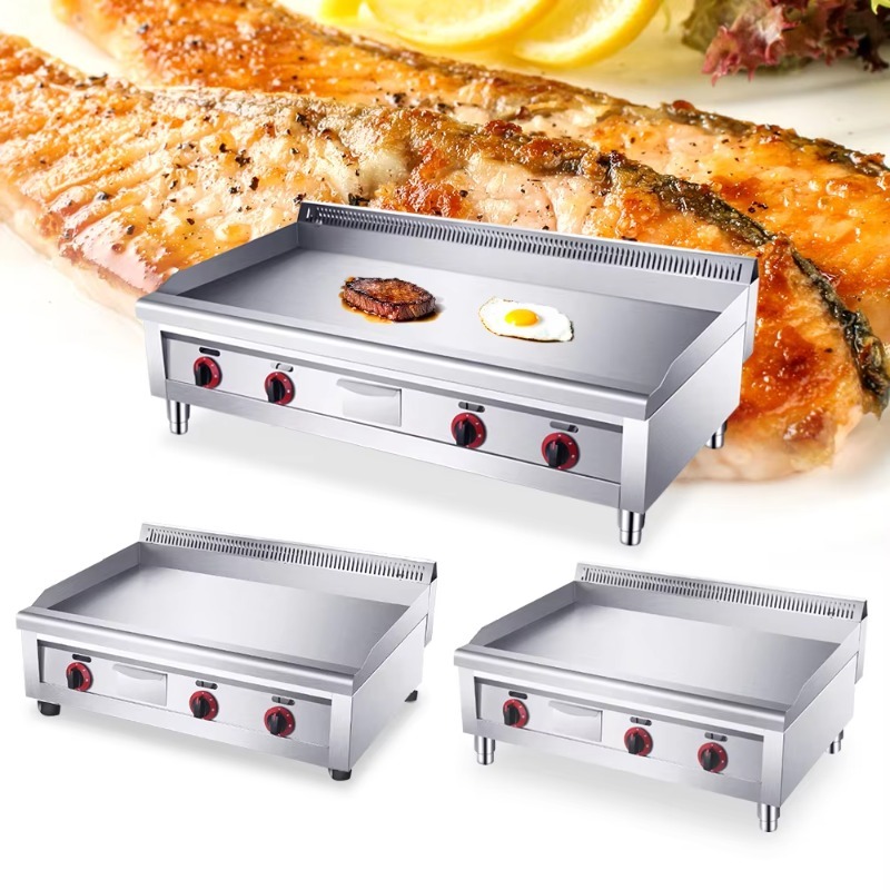 Commercial Kitchen Griddle - Профессиональная электрическая гриль-плита для бургеров 16