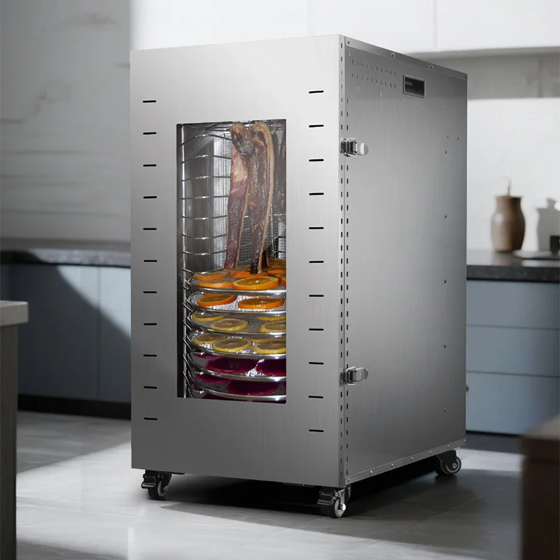 Commercial Food Dehydrator - Коммерческая 16-уровневая автоматическая вращающаяся сушилка для