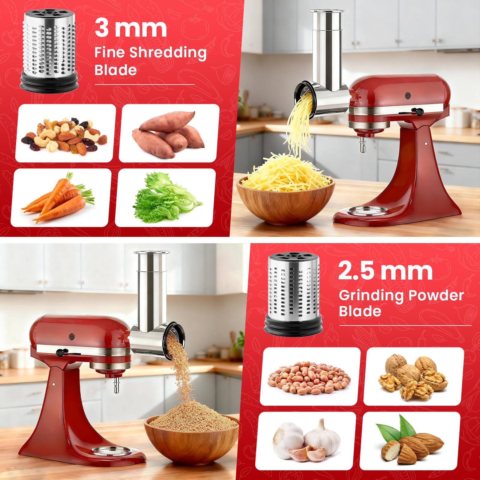 Насадка-измельчитель из нержав – обзор и цена Commercial Kitchen Aid Mixer