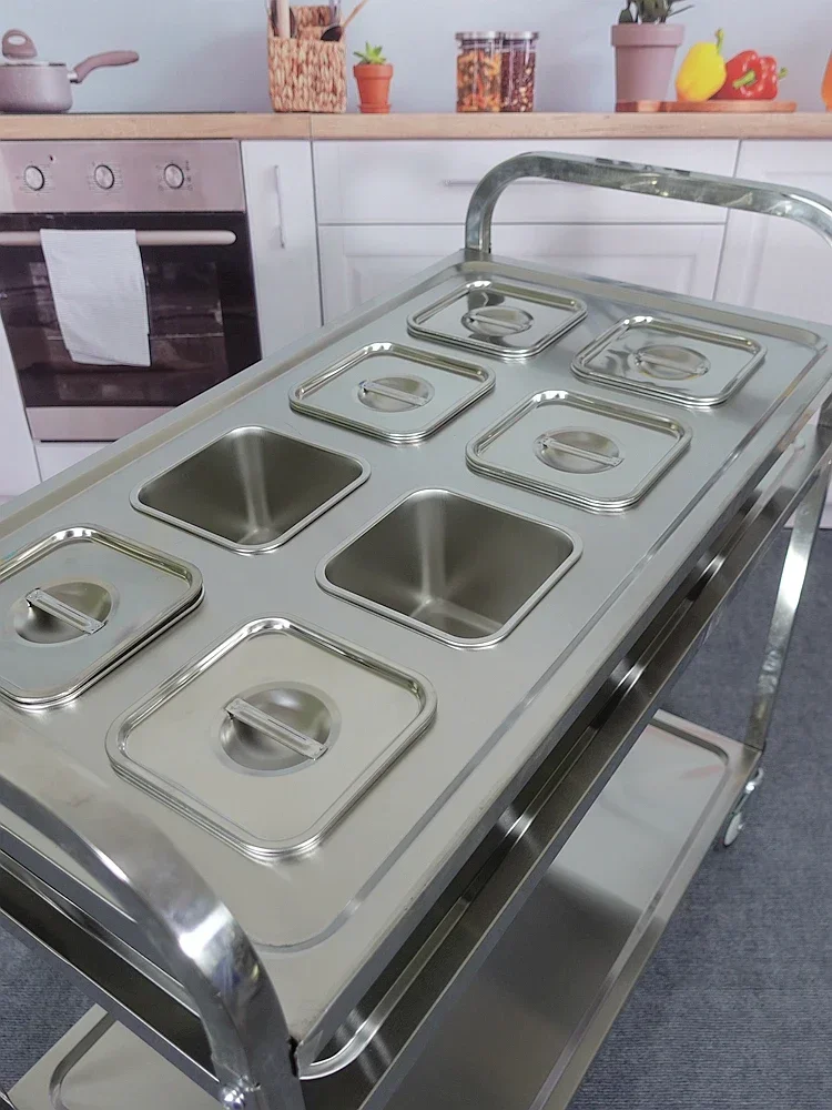Двухуровневая мобильная тележк – обзор и цена Commercial Kitchen Plumbing